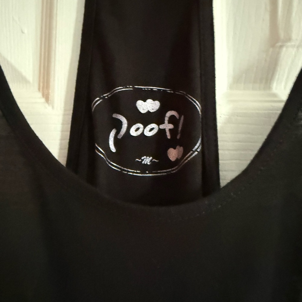 Poof! Black Women's Tank Top - Picture 2 of 3